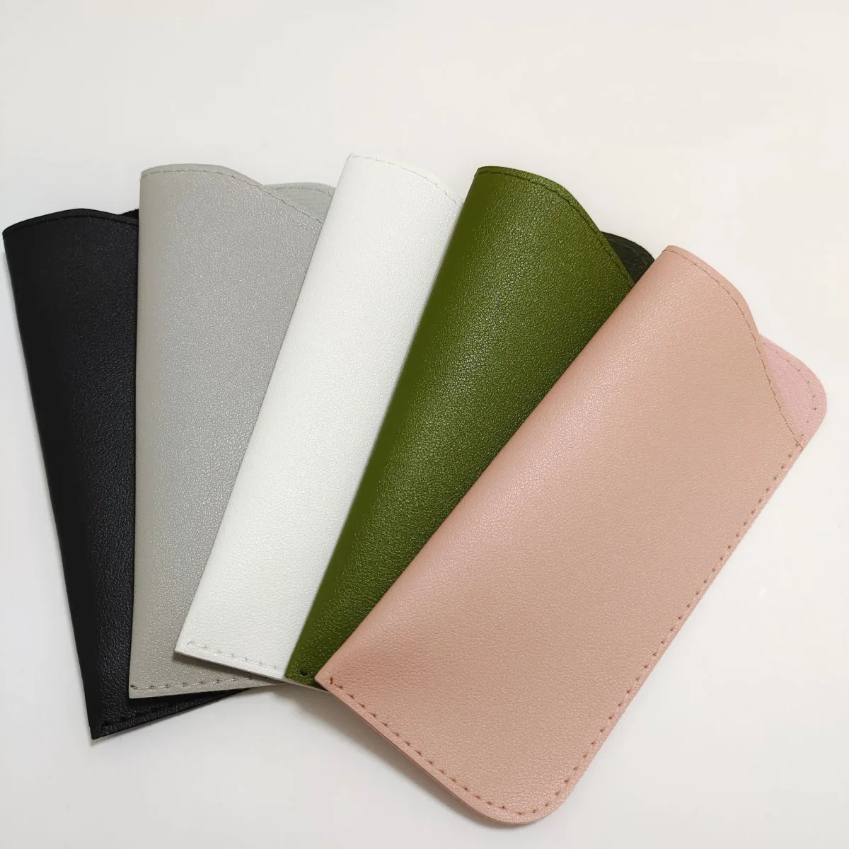 1pc Soft Glasses Bag Fashion PU Leather Eye Glasses Reading Pouch Cover Portable Eyeglasses Case Holder glasses case glasses storage bag sunglasses bag