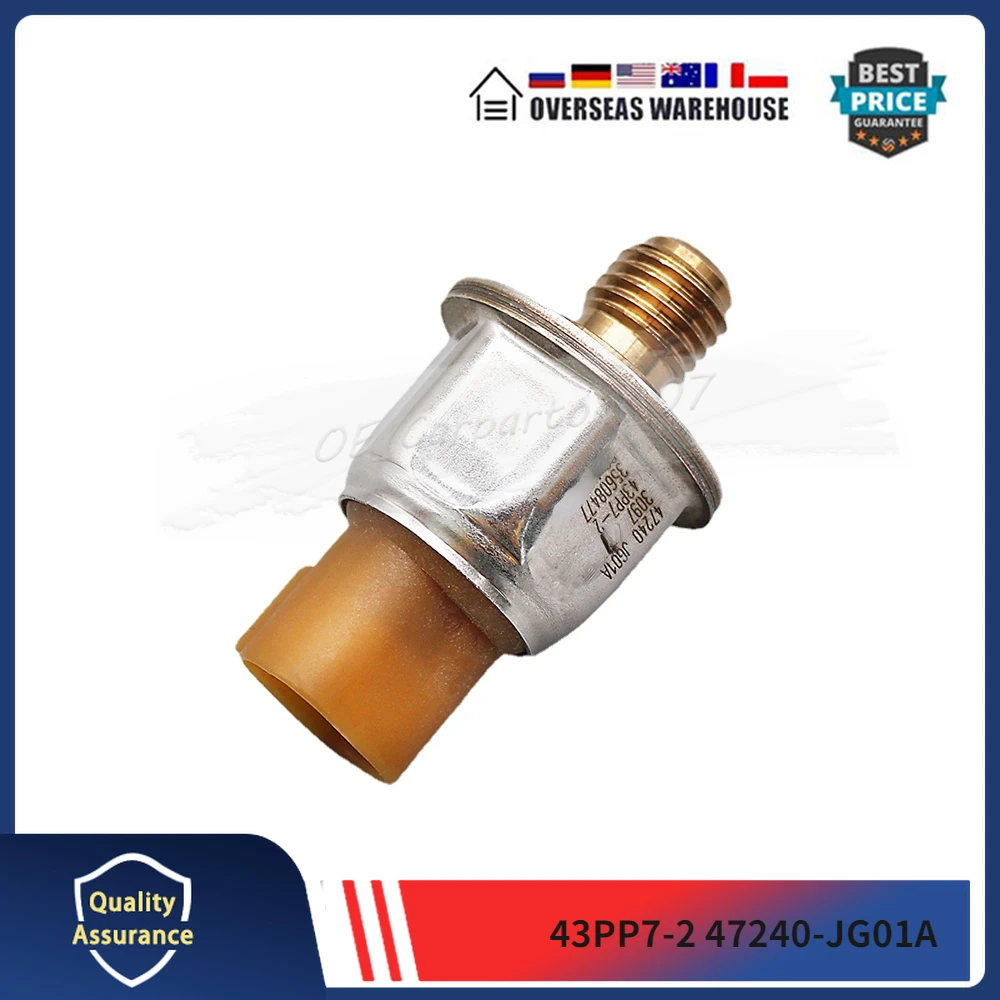 

Fits For NISSAN JUKE NOTE X-TRAIL Fuel Rail Pressure Sensor 1PCS 43PP7-2 47240-JG01A 32482447