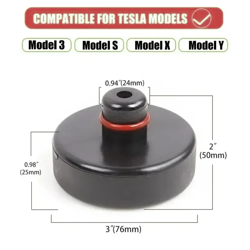 Car Lifting Tool Jack Pad for Tesla Model 3 Y S X Rubber Pads Lifting Adapter Tool Chassis Case Lift Point Support Car Accessories