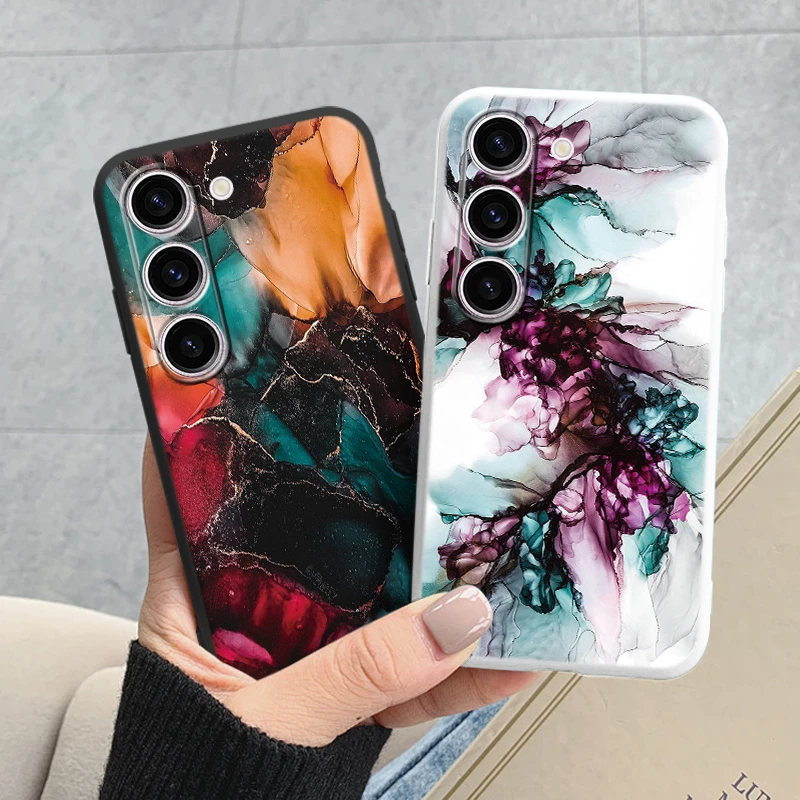 Marble Stone Texture Protective Silicone Phone Case