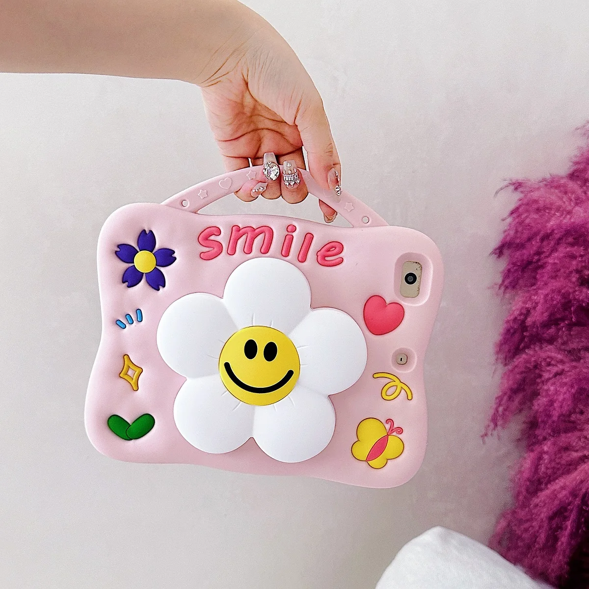 Cartoon Silicone Case for iPad - Fun & Durable Protection