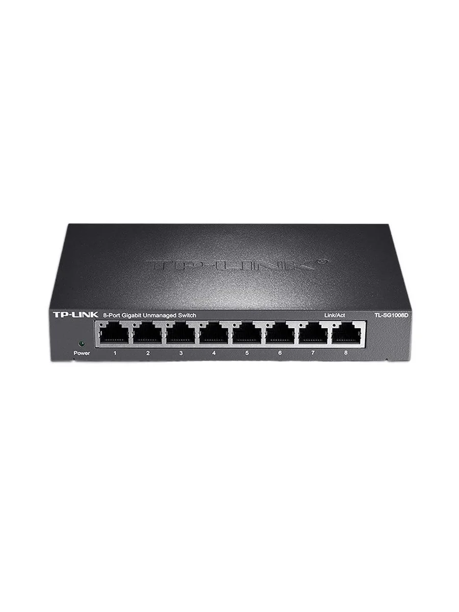 Switch de Rede Tp-link Divisor Gigabit Hub Ethernet Lan 1gbps Plug And Play Portas Tl-sg1008d 1gbps 1000mbps - Imagem 3