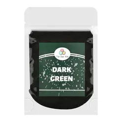 24 - Color Fabric Dye Kit: Vibrant Pigment Paint for Textiles and Tie - Dye Projects (Dark green)