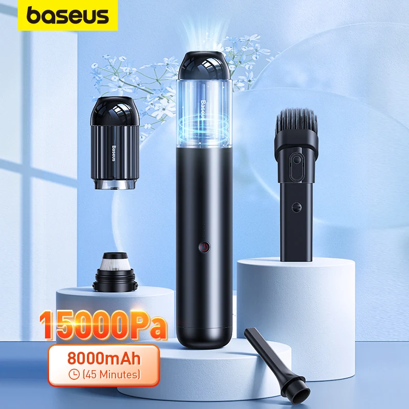 Baseus Vacuum Cleaner 15000Pa Wireless Portable Handheld 135W Strong