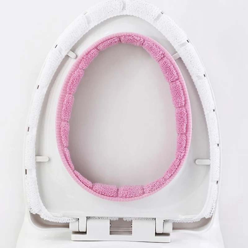 Toilet Seat Cover New 1Pc Bathroom Toilet Seat Cover Soft Warmer Washable Mat Cover Pad Cushion Seat Case Toilet Lid Accessories Bath Home