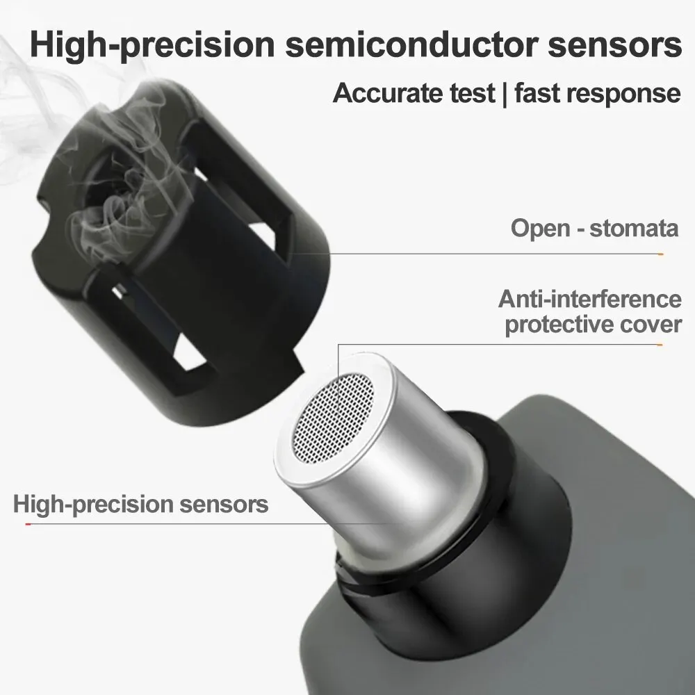 BSIDE Combustible Gas Leak Detector Natural Carbon Dioxide Flammable Liquor Gas Methane Analyzer Buzzer Alarm PPM LEL Tester