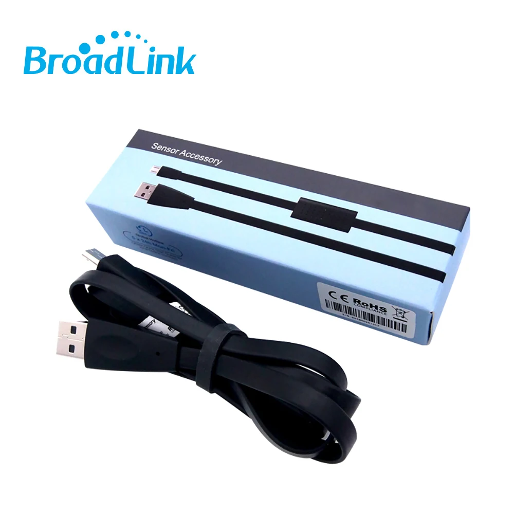 Original Broadlink HTS2 USB Port Tempetature Humidity Sensor Detector Work With RM Mini RM4 Pro For Smart Home Alexa Google Home temperature humidity meter smart temperature sensor