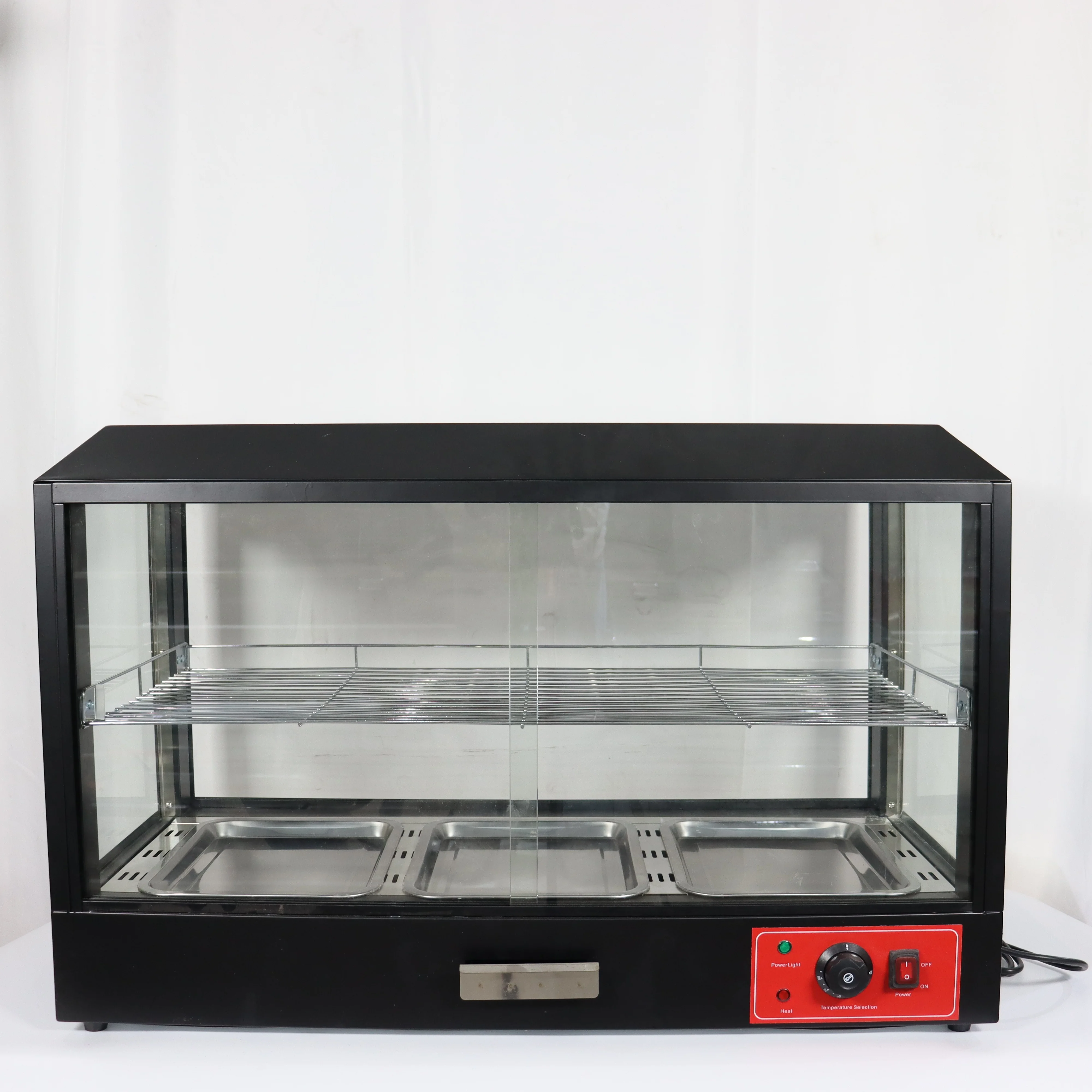 Hot Sale 3-Layer Snack Warming Showcase Hot Food Warmer Display Showcase Warming Food Warmer With Price