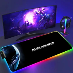 Luminescence RGB Black Large Gaming Mouse Pad - Colorful Desk Mat - Small RGB250x350x3mm (K616)