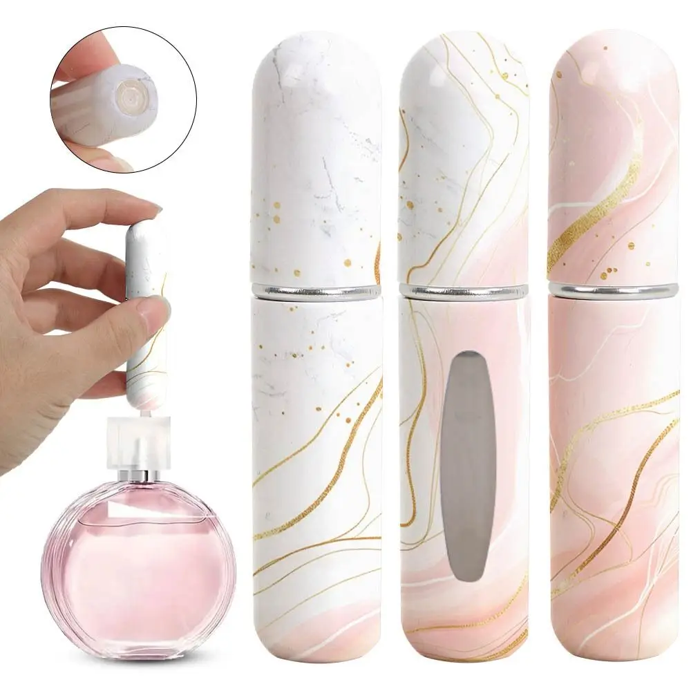 Portable 5ml Mini Perfume Bottle Refillable Leak-proof Empty Cosmetic Containers Perfume Dispensing Bottles Travel
