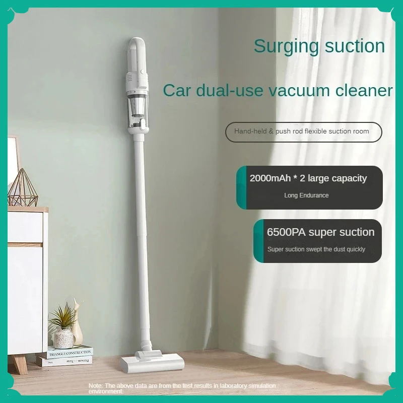 Handheld Vacuum Cleaner 6500Pa Powerful Wireless Car Vacuum Cleaner Lightweight Portable Dustbuster Home Cleaning Machine 1