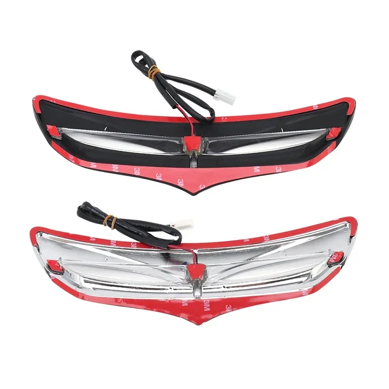For Harley Touring Electra Street Glide Tri Glide Ultra 2014–2022 Motorcycle LED Light Batwing Fairing Vent Trim Accent Parts