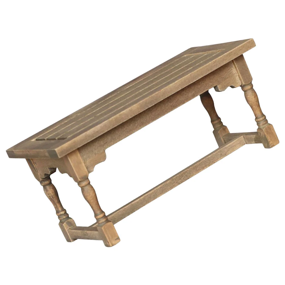 

Dolls House Table Coffee Tables Miniature Accessory Wooden Table Dining Dessert Table Kitchen Decoration
