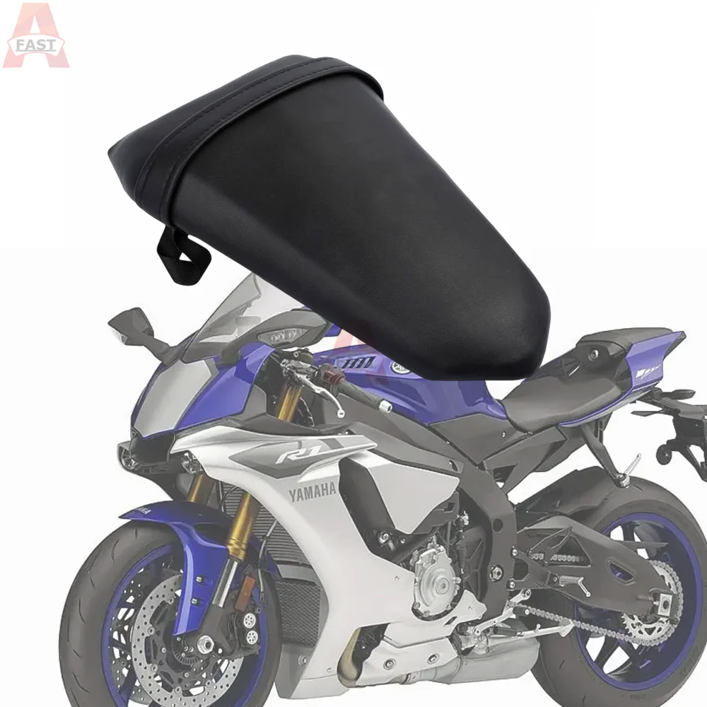 

New Motorcycle Rear Passenger Seat Cover Leather Pillion Cushion For Yamaha YZF R1 2015-2018 YZF-R1 2016 2017