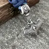 Thor Hammer Mjolnir Runes Teiwaz Algiz Amulet Jewelry Norse Viking Accessories Paracord Rope Bracelets For Men Women Bangles 5