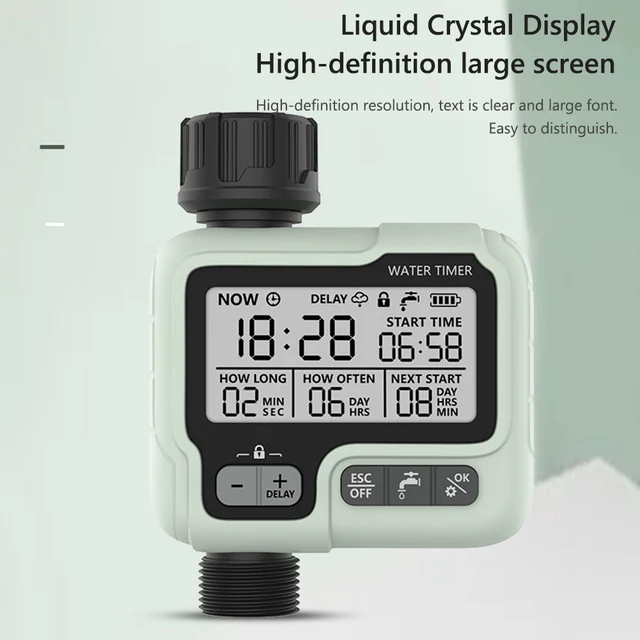 Automatic Water Timer Garden Digital Irrigation Controller System Intelligent Sprinkler Used Outdoor to Save Water & Time 2