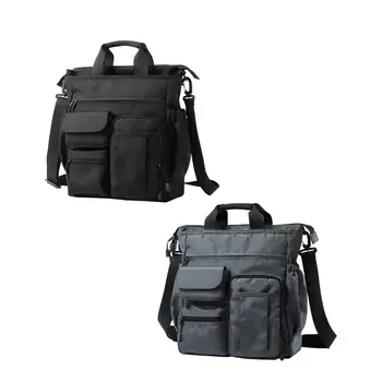Valigetta da uomo Borsa a tracolla Borsa da lavoro multitasche Borsa a tracolla regolabile per il fidanzato papà Ufficio Pendolarismo Lavoro 1