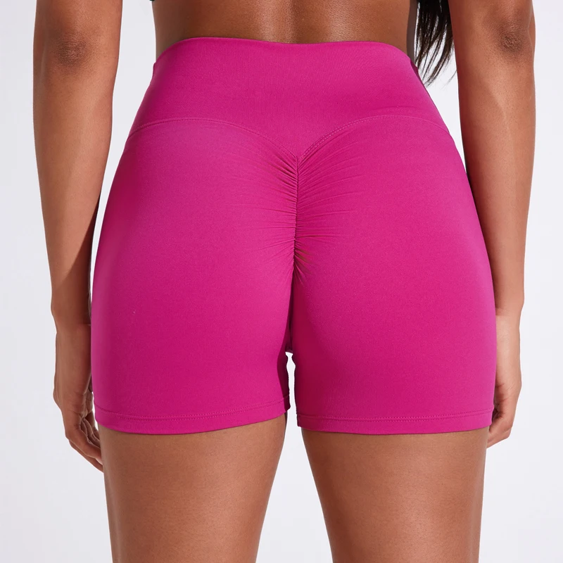 Women's sports shorts workout shorts yoga shorts sports shorts running shorts Gym High Elasticity Tight Fitting High Waist Running Quick Drying Yoga Pants Hot Pants