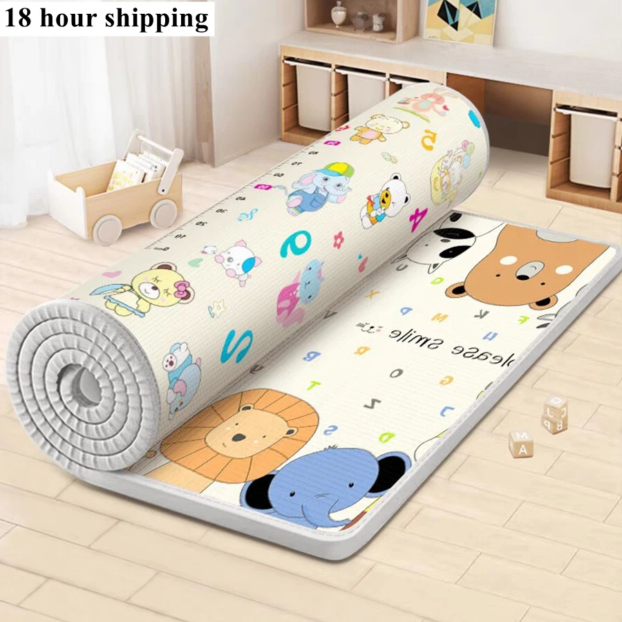 New Non-toxic Environmentally Friendly Thick Baby Crawling Play Mats Folding Mat Carpet Play Mat for Children's Safety Rug Gifts