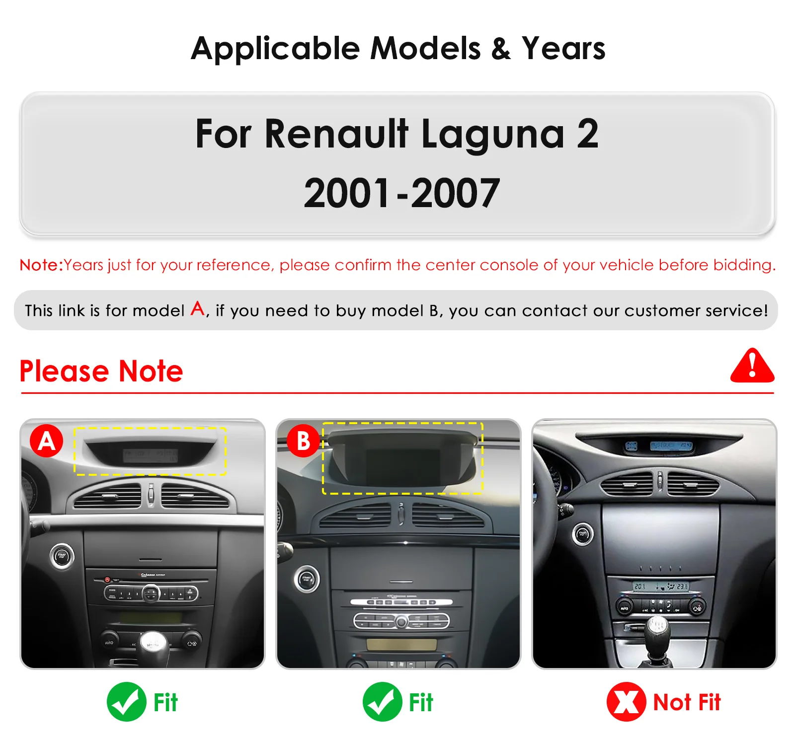 AURAAI CarPlay 2Din Android Autoradio für Renault Laguna 2 2001 - 2007 Intelligente Systeme Autoradio Video DSP GPS Navi 4G Wifi – Detail 2