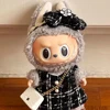 17cm Labubu Doll Clothes Advanced luxury design customization Heartbeat Macaron Labubu Doll Clothes Changing Light clothes 3