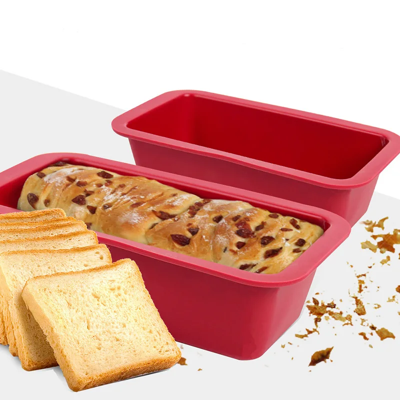 

Rectangular Food Grade Platinum Silicone Silk Bread Mold Diy Cake Baking Tool Silicone Molds For Baking Accessories