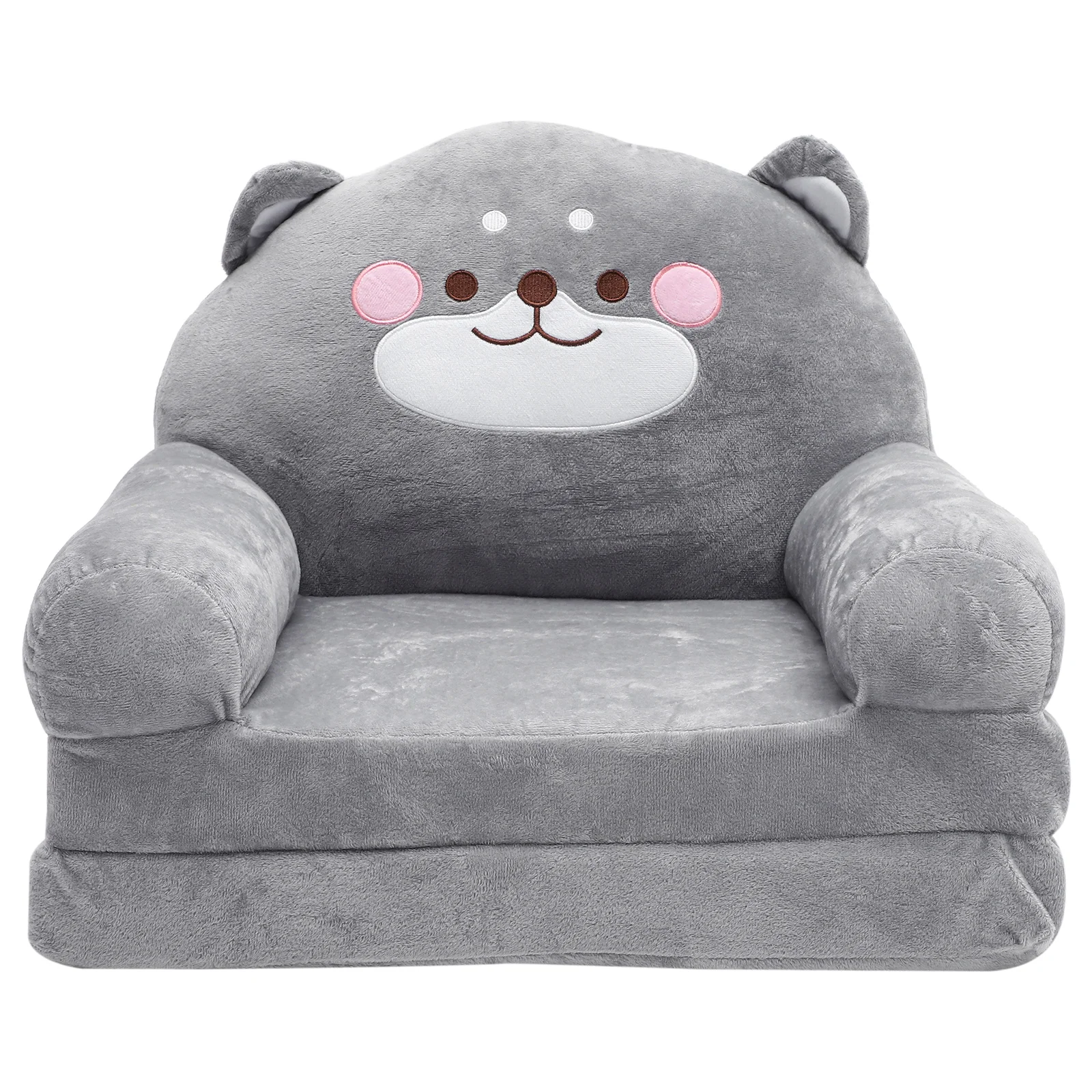 

Sofa Children Cozy Chair Child Elephant Folding Sofa Plush Foldable Backrest Chairs Cartoon Armchair for Playroom Bedroom