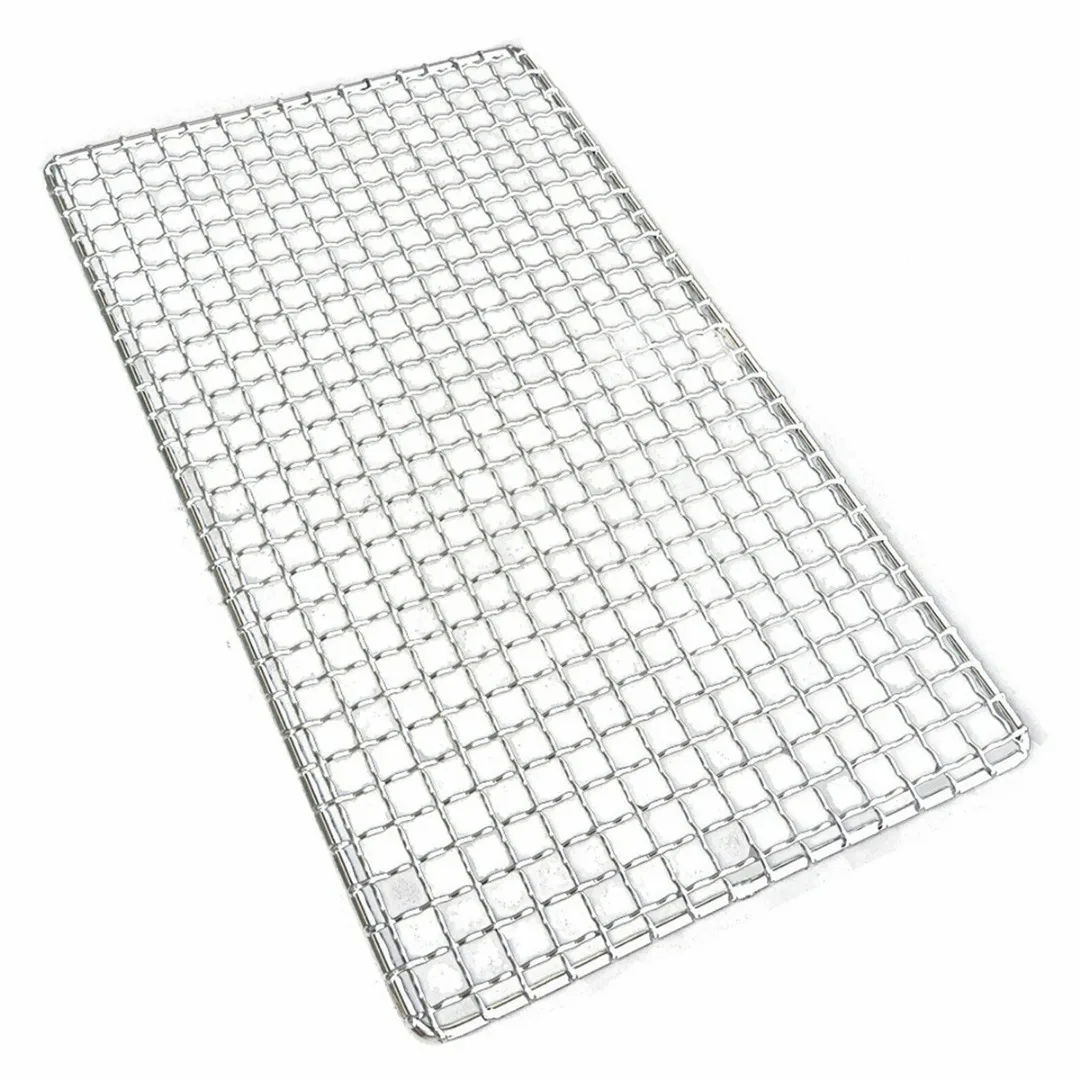 Description Picture 5 of itemWholesale 30*45cm BBQ Camping Vegetables Seafood Cooking Net BBQ Tools Galvanized Iron Grill Meshes Outdoor Charcoal