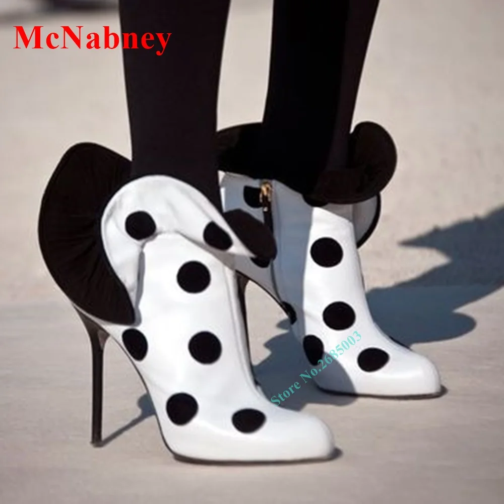 Botas Mujer Las Mejores Ofertas En Botas De Cuero De Lunares Mujer