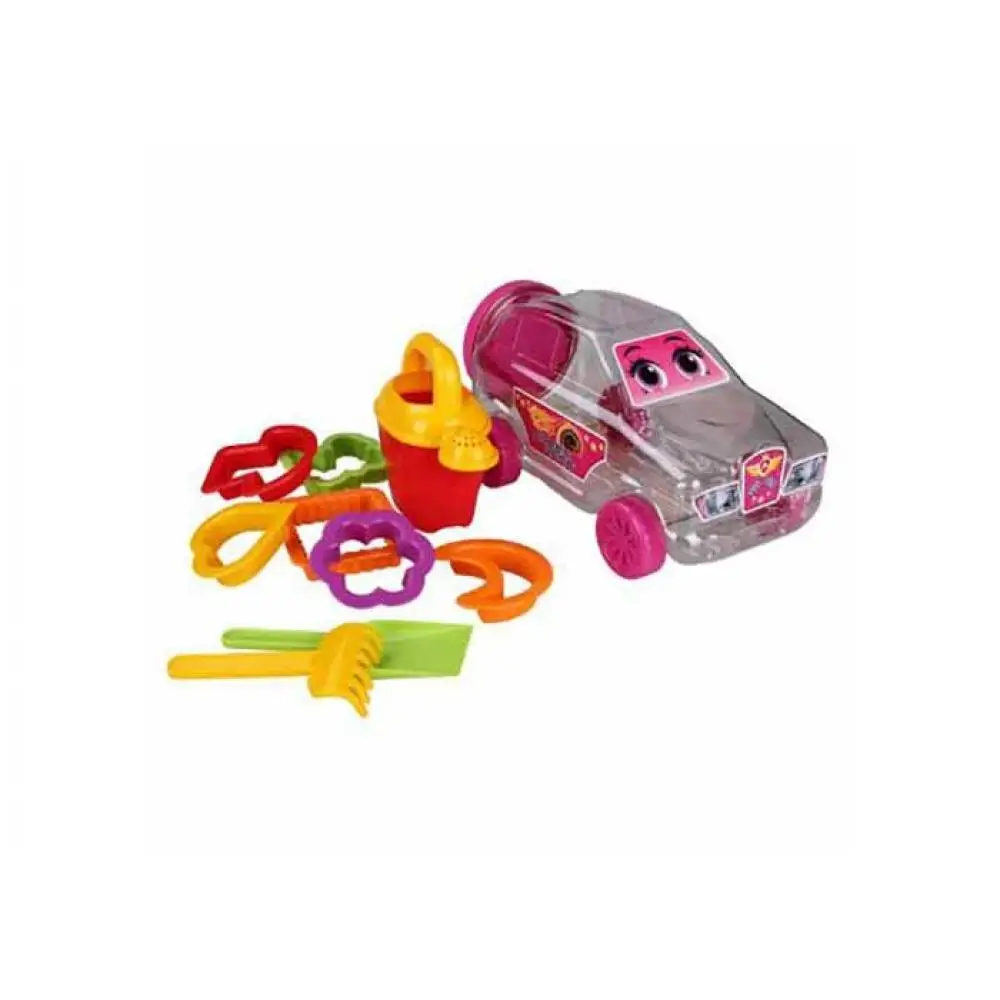 Alternative (башпласт) set for playing with sand Jeep Sandbox toys kids build figures child baby girl boy game Akusherstvo