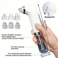 Face Beauty Pore Vacuum Facial Cleaner, Blackhead Remover, USB Charging Water Circulation Facial Cleaning Tool 2