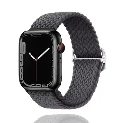 Breathable Woven Nylon Strap - 42mm44mm45mm49mm (Dark gray)