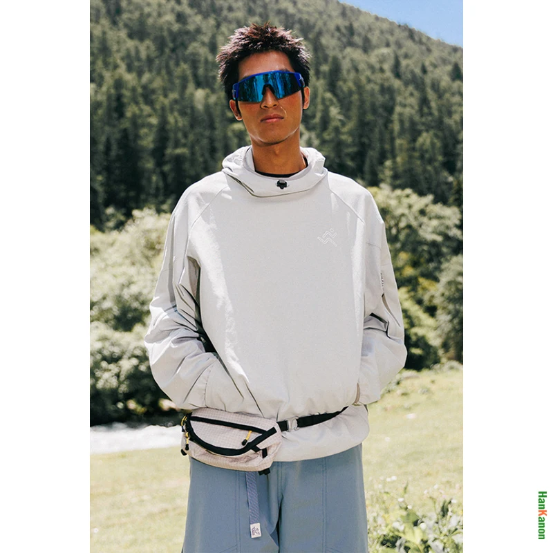 Men's Sports Hoodie Lightweight Quick-Dry Reflective Outdoor Adventure Ready Camping Running Hiking
