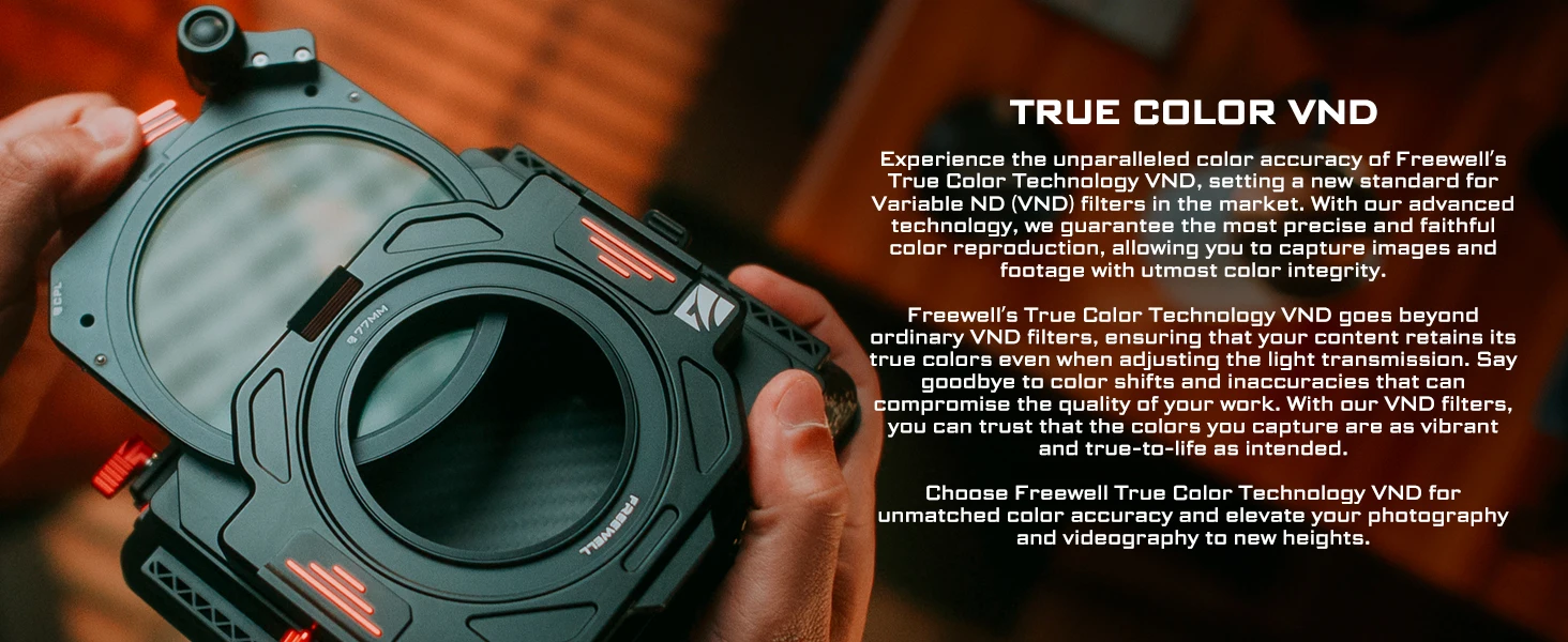True Color VND1-5 Stop, VND6-9 Stop, CPL Filter Compatible only with Eiger Matte
