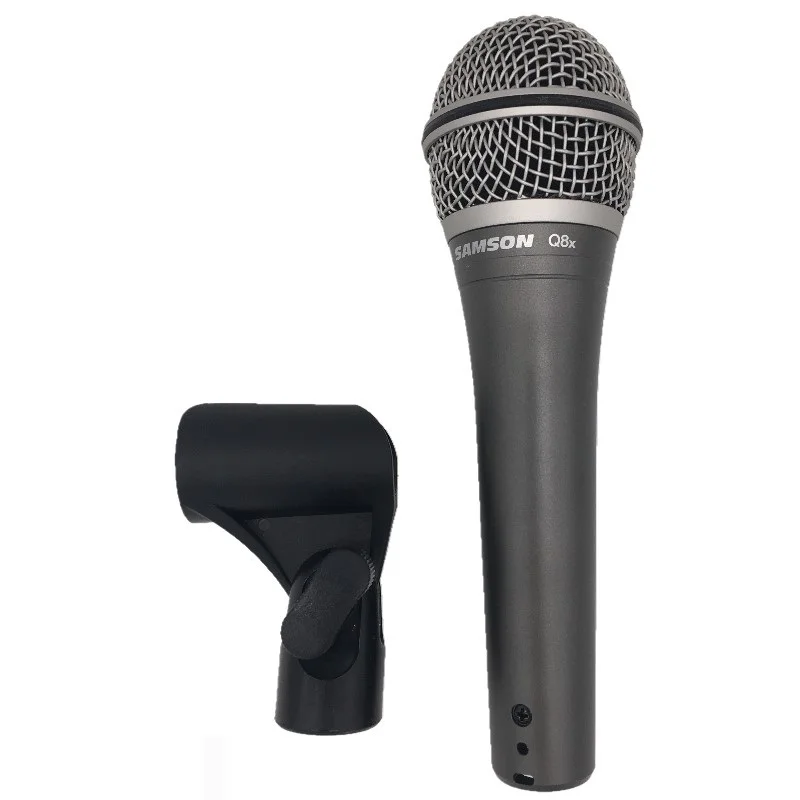 SAMSON Q8X 다이나믹 마이크, 보컬 악기 픽업 마이크, 연주 및 노래 앵커 마이크