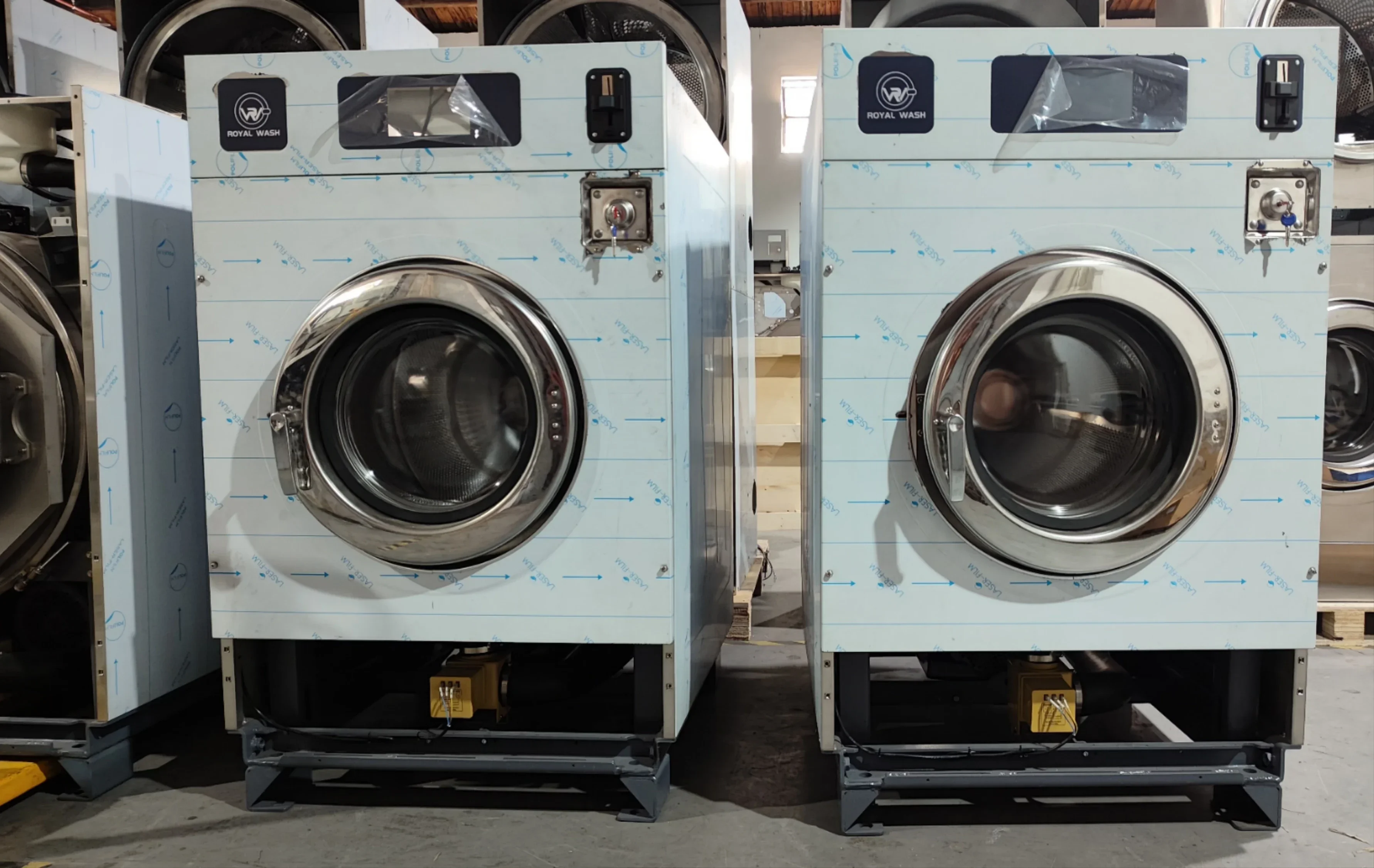 Washer and Dryer 10kg To 25kg Coin Operated, Card Operated, Commercial, Launderette Hotel 5