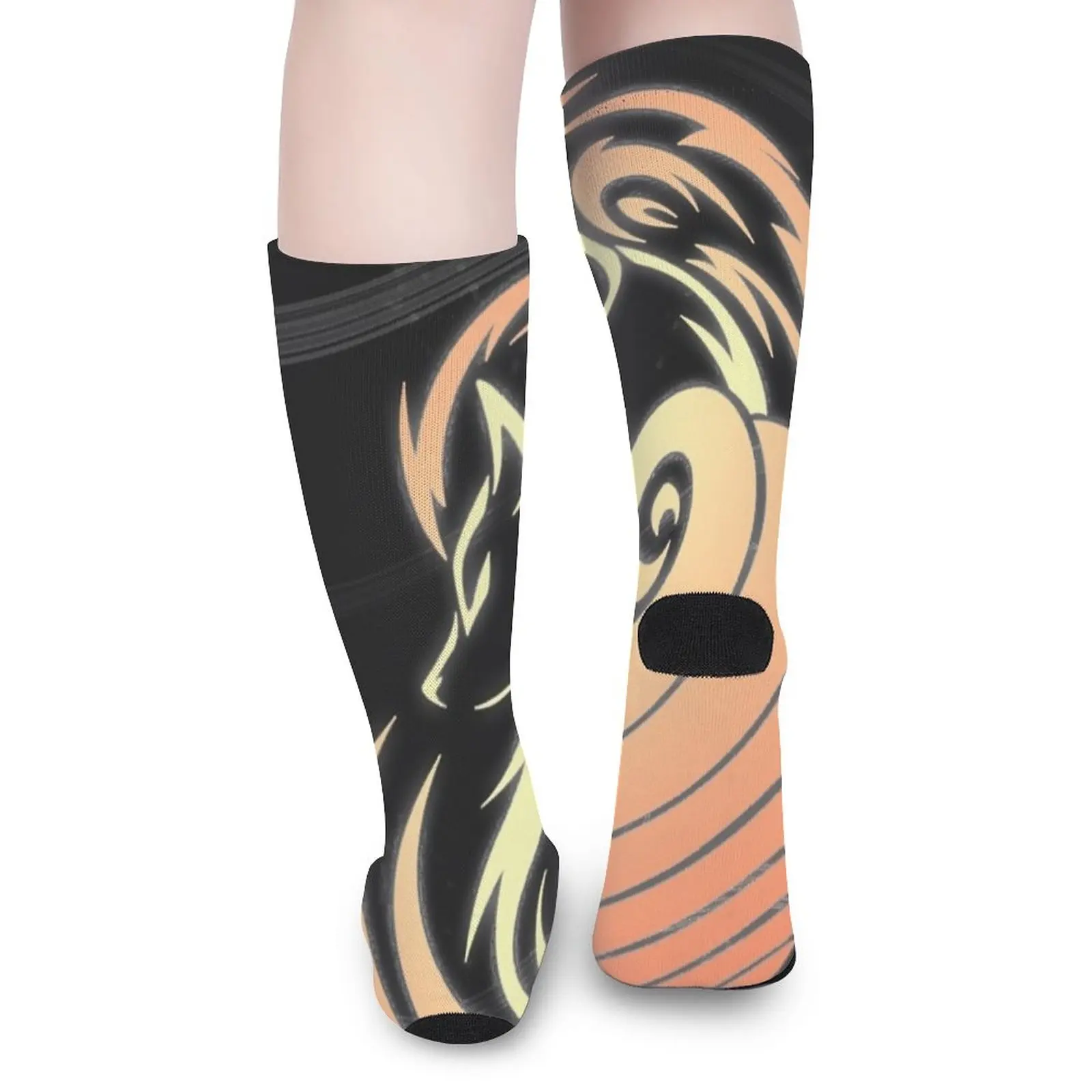 Ninetales Tribal Design Classic Socks Socks Women shoes