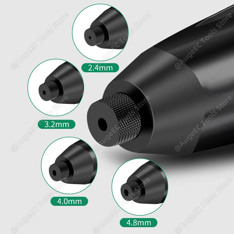 Rivet Gun Rivet Nut Tool Rivet Gun Set Electric rivet gun 2.4mm-4.8mm integrated without installation rivet nut gun drill bit adapter cordless riveting tool