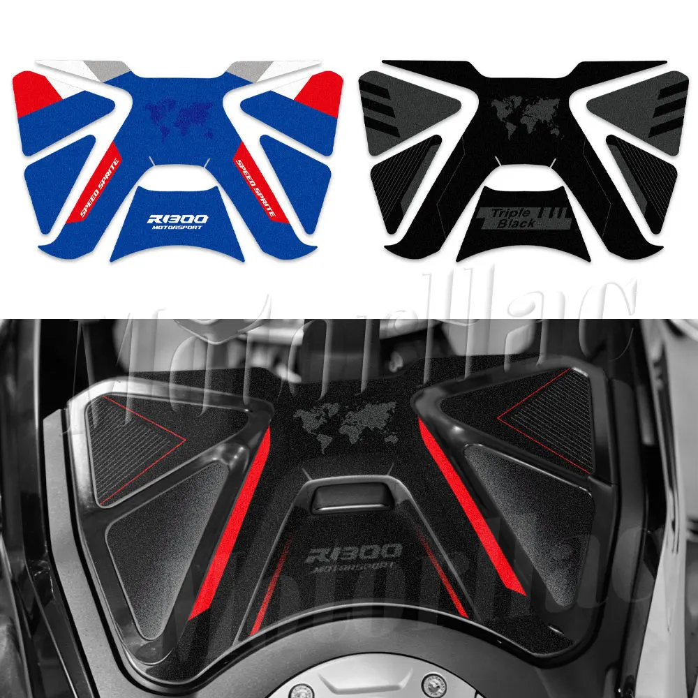 For R1300GS R1300 GS Triple Black Trophy Motorcycle Glove Box Decals Motorrad Tank Protection Stickers
