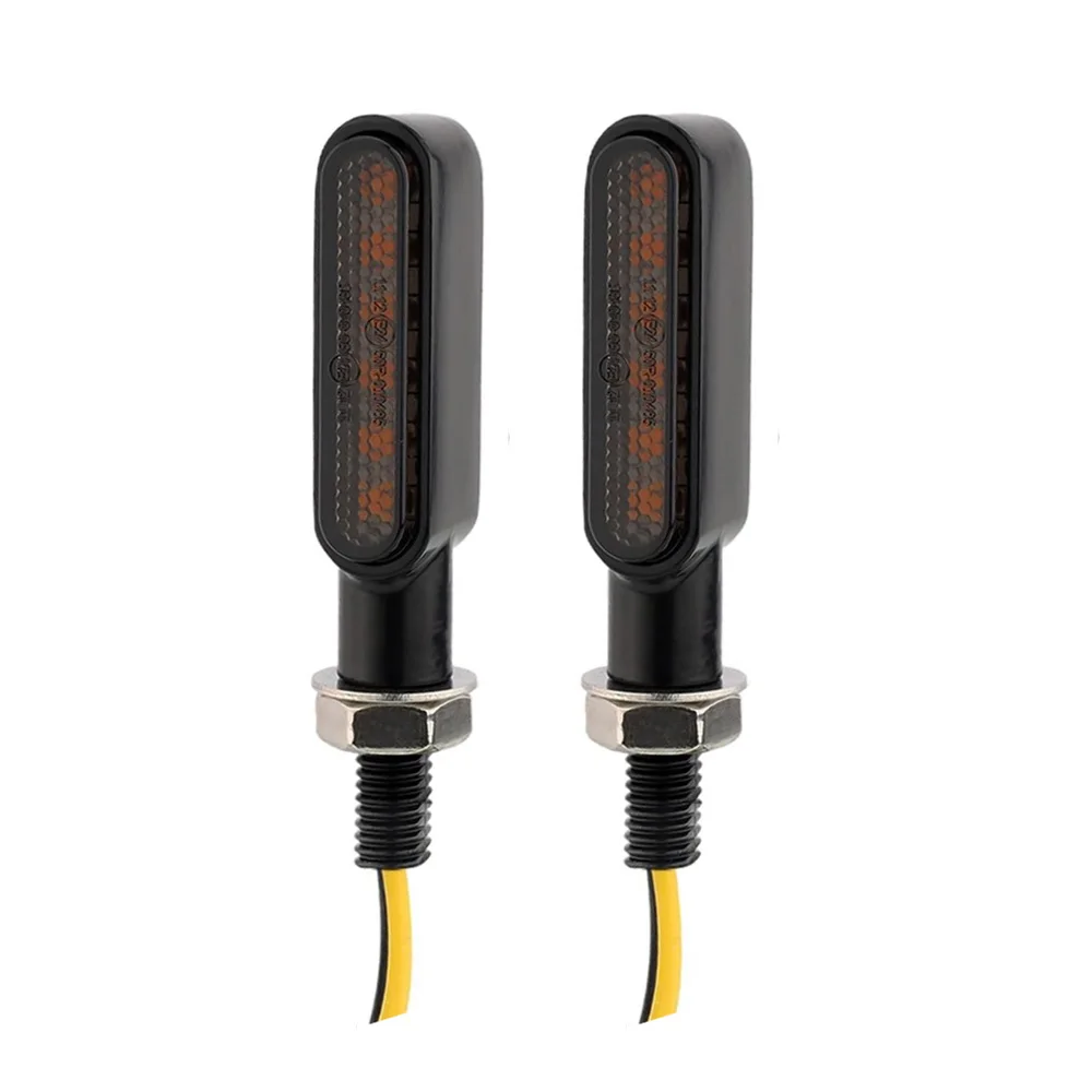 Aluminium Motorcylce LED Turn Signal Lights Amber Flowing Turn signal lamp DRL c