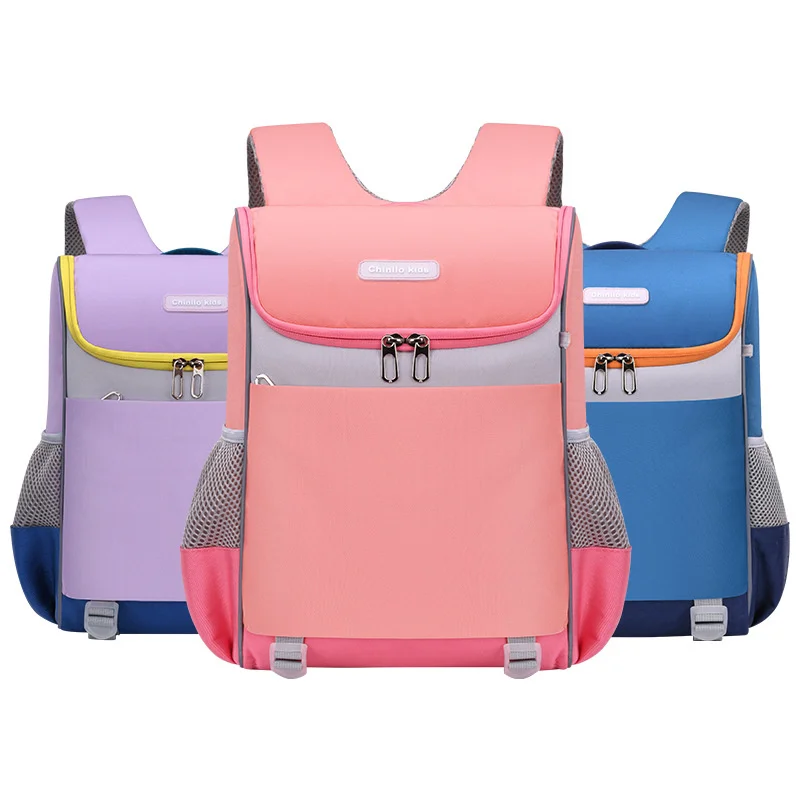 OYIXINGER Primary School Children's Schoolbag Nylon Large Capacity Backpack Boys And Girls Satchel High Quality Multi-color Bags