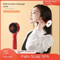 Electric Scalp Massager Red Light Hair Oil Applicator Waterproof Hair Growth Brush Handle for Scalp Soothing 3