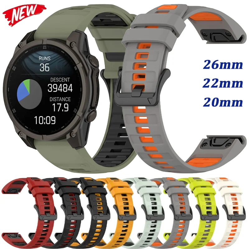 Quick Fit Official Silicone Strap – Durable and Comfortable Watch Band in Multiple Sizes