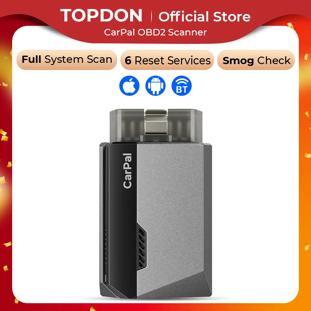 OBD2 Scanner System Diagnostic Tool TOPDON Carpal OBD2 Scanner Car All System Diagnostic Vehicle Health Check