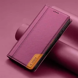 Premium RFID Blocking Wallet Flip Phone Case with Card Holder - Galaxy A27 (Wine Red)