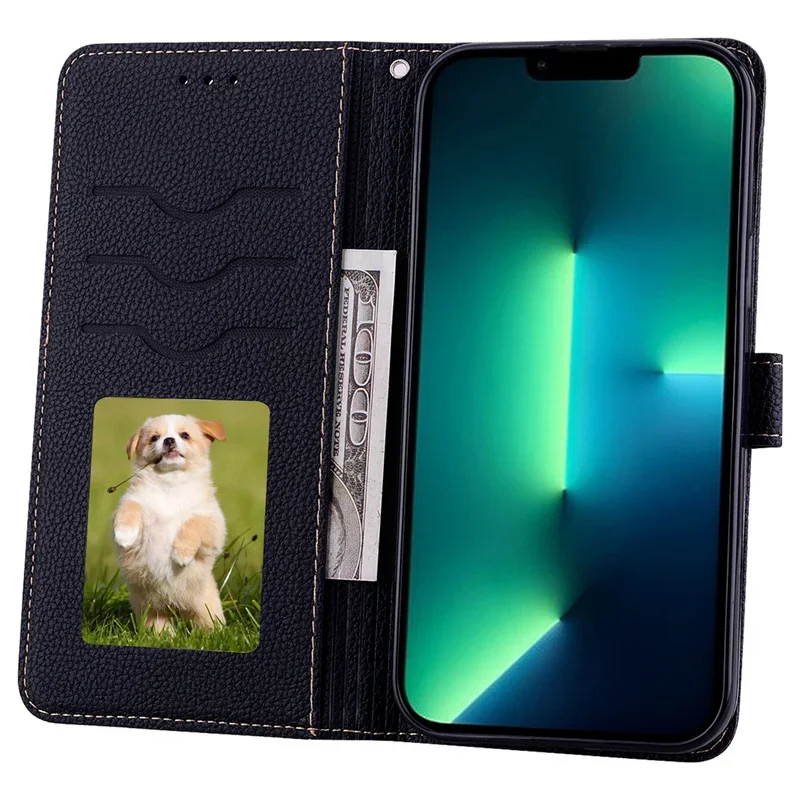 Luxury Leather Book-Style Wallet Phone Case - NARZO50 Collection