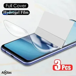 Water - Resistant Hydrogel High Sensitivity Screen Protector - 3 Pack - HD Hydrogel film