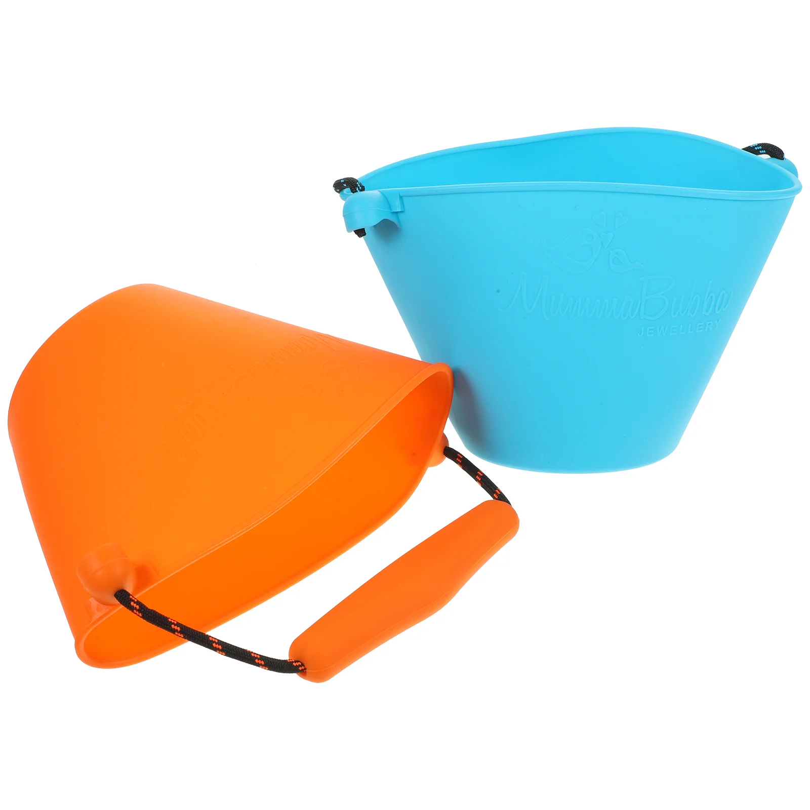 

Silicone Beach Bucket Small Collapsible Water Buckets Toddlers Folding Kids Toys Seaside Sand Multi-function