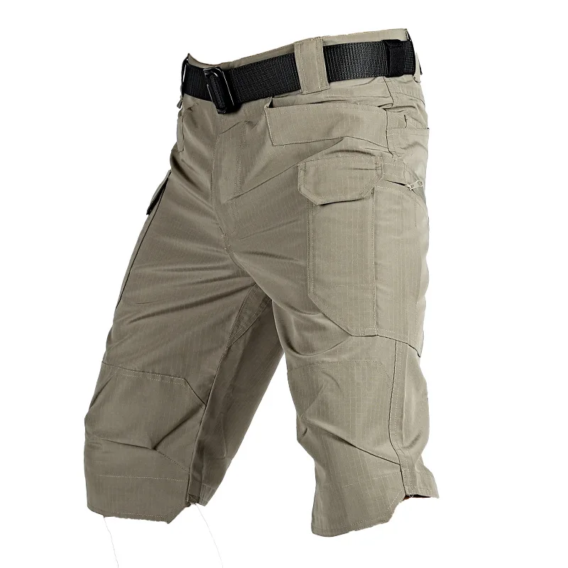 6XL Tactical Shorts Men Summer Quick Dry Breathable Workwear Short Pants Outdoor Sports Camouflage Multi bag Work Cargo Shorts