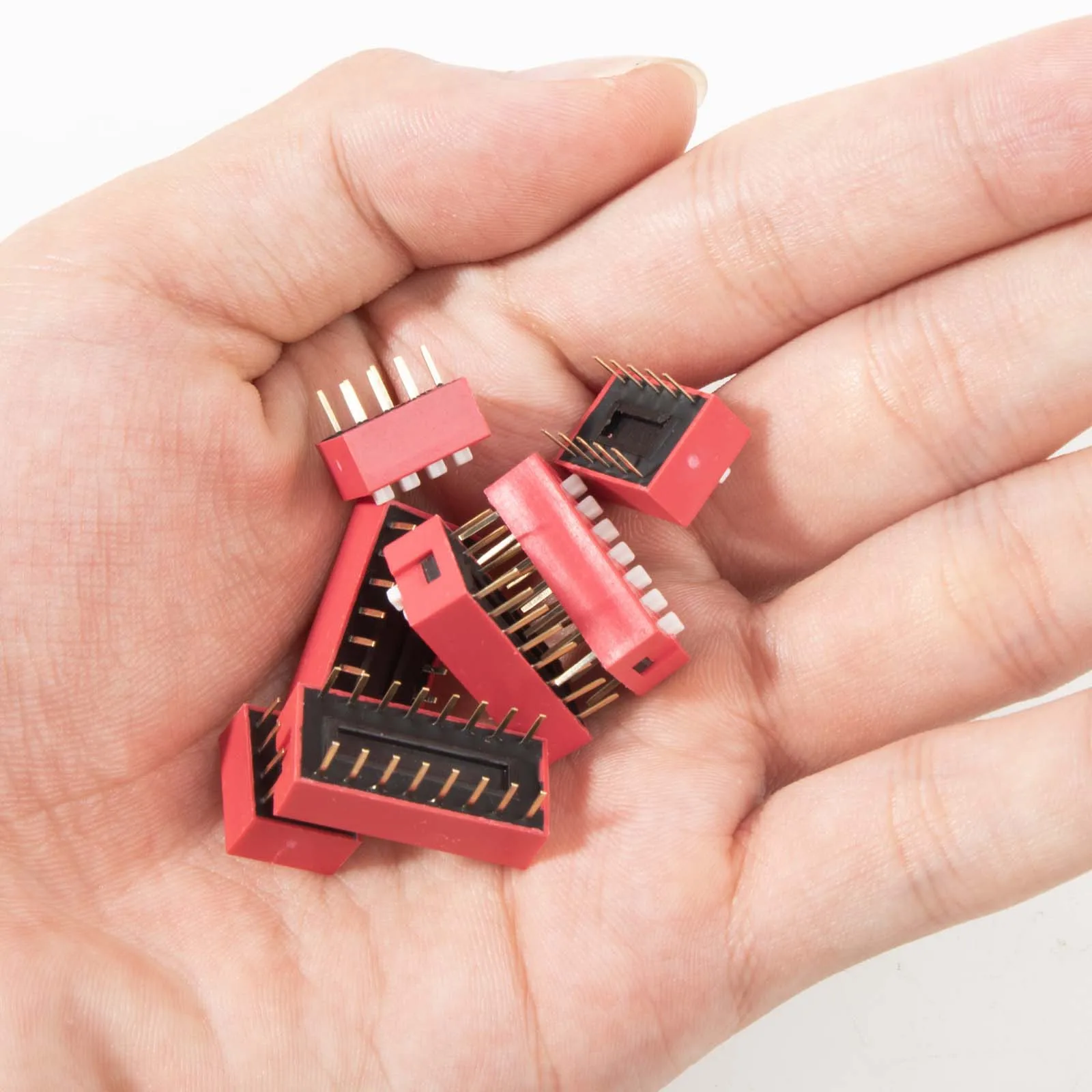 Slide Type Dip Switch Double Row Switches Module 2.54mm 1-12 Position For Circuit Breadboards 30/40pcs dip switch module